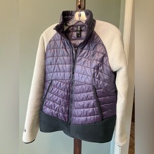 Mountain Hardwear Women’s Sherpa Fleece & Quilted Nylon Jacket Size Large